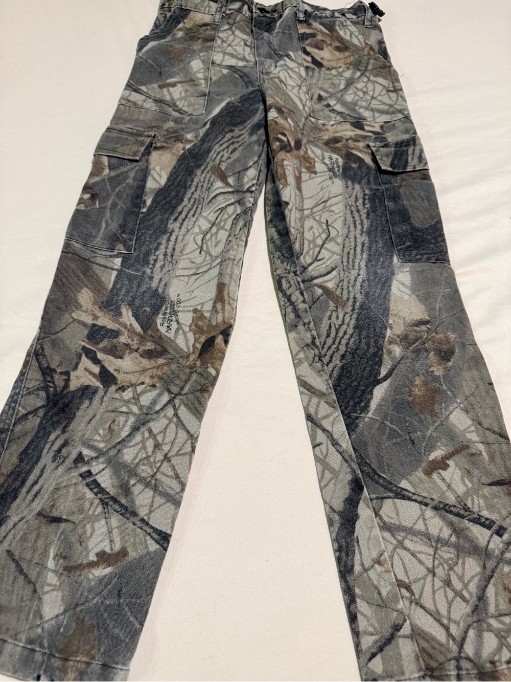 Realtree Kids Camo Cargo Pants - Gray, Brown